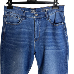 Curve Appeal High Rise Skinny Jeans Dark Blue Women’s  Size 12